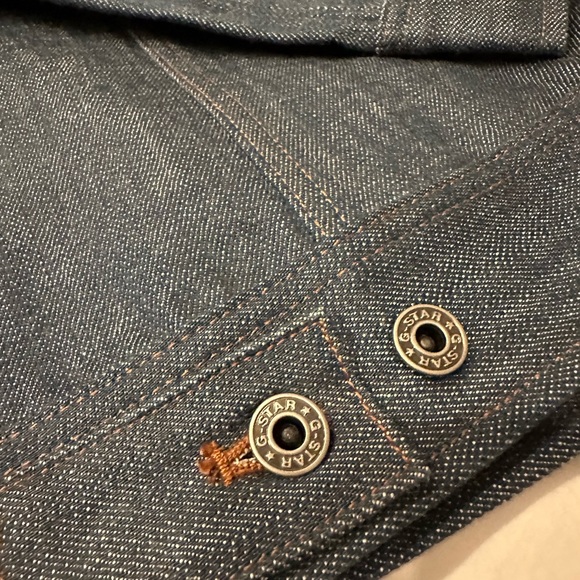 BNWT G Star Raw Mens Full Button Denim Jean Jacket Size XXL - Picture 9 of 13